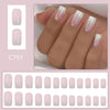 12 Sizes-24 Pcs Press On Nails C751