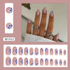 12 Sizes-24 Pcs Press On Nails W1652