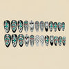 12 Sizes-24 Pcs Press On Nails Y1532