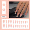 12 Sizes-24 Pcs Press On Nails W951