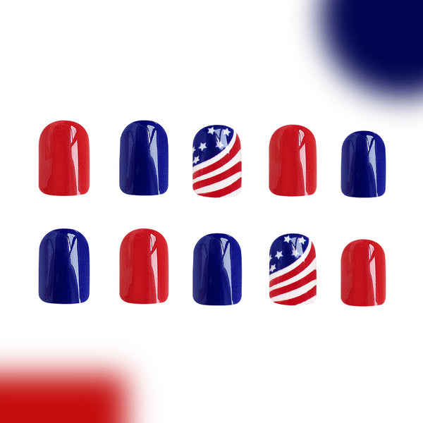 12 Sizes-24 Pcs Press On Nails C861