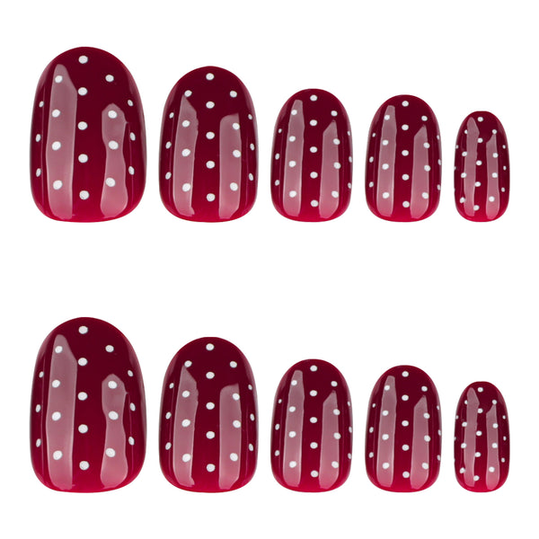 12 Sizes-24 Pcs Press On Nails JP4223