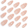 12 Sizes-24 Pcs Press On Nails JP3441