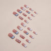 12 Sizes-24 Pcs Press On Nails Z758