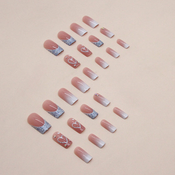 12 Sizes-24 Pcs Press On Nails Z758