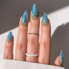 12 Sizes-24 Pcs Press On Nails W1817