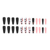 12 Sizes-24 Pcs Press On Nails W813