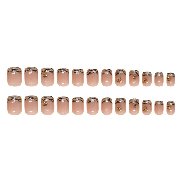 12 Sizes-24 Pcs Press On Nails Z928