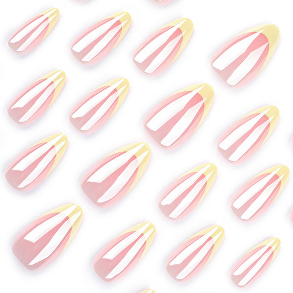 12 Sizes-24 Pcs Press On Nails DIY56