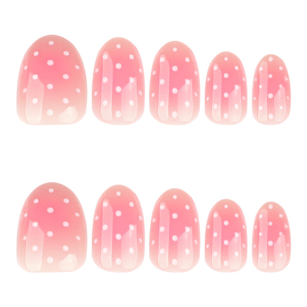 12 Sizes-24 Pcs Press On Nails JP4166