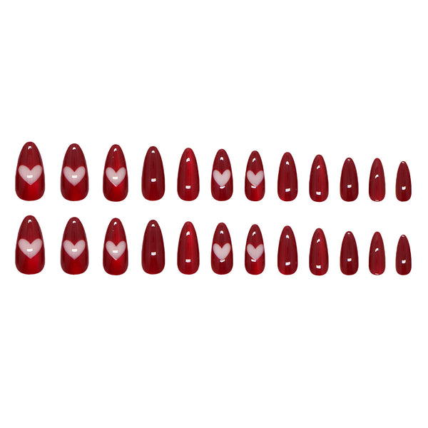12 Sizes-24 Pcs Press On Nails W1907