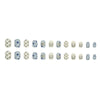 12 Sizes-24 Pcs Press On Nails K002