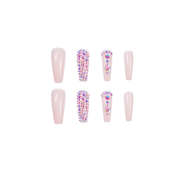 12 Sizes-24 Pcs Press On Nails JP1125
