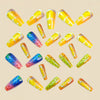 12 Sizes-24 Pcs Press On Nails y2090-24
