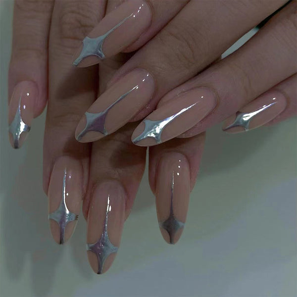 12 Sizes-24 Pcs Press On Nails JP2057