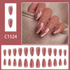 12 Sizes-24 Pcs Press On Nails C1524
