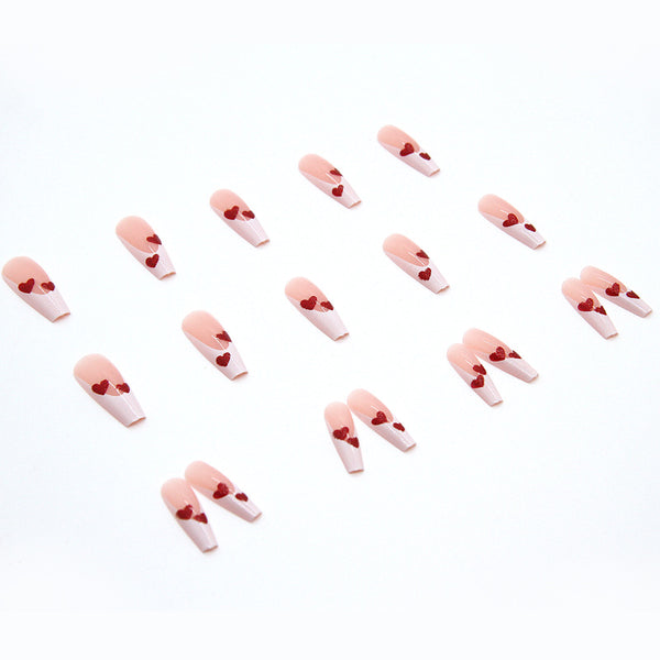12 Sizes-24 Pcs Press On Nails W084