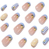 12 Sizes-24 Pcs Press On Nails JP4394