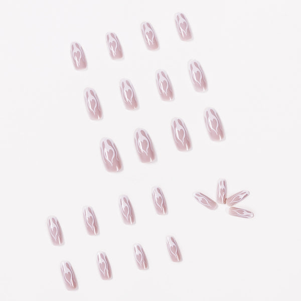 12 Sizes-24 Pcs Press On Nails JP1038