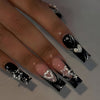 12 Sizes-24 Pcs Press On Nails D005