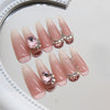 12 Sizes-24 Pcs Press On Nails MY082