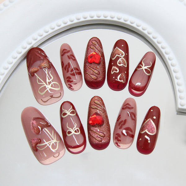 15 Sizes-30 Pcs Press On Nails Z1065