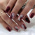 12 Sizes-24 Pcs Press On Nails Y015