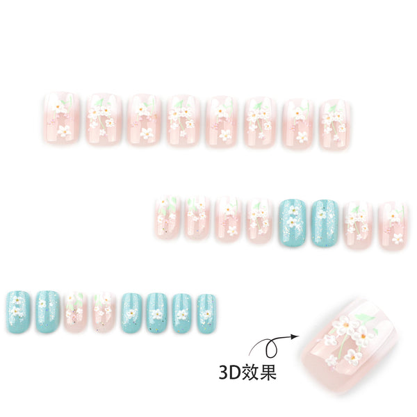12 Sizes-24 Pcs Press On Nails JP3945