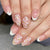 12 Sizes-24 Pcs Press On Nails C639