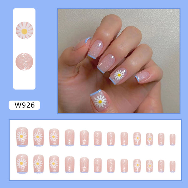 12 Sizes-24 Pcs Press On Nails W926