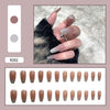 12 Sizes-24 Pcs Press On Nails R201