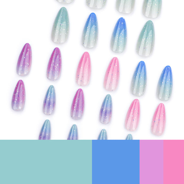 12 Sizes-24 Pcs Press On Nails JP3472