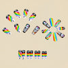 12 Sizes-24 Pcs Press On Nails Y954