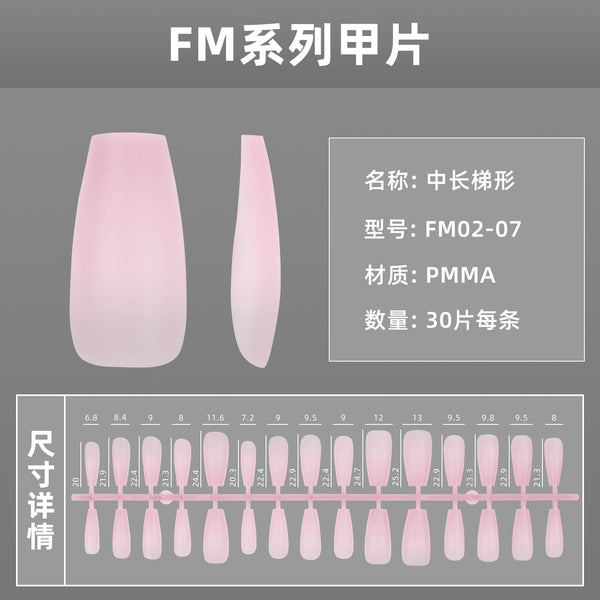 15 Sizes-30 Pcs Press On Nails FM02-01