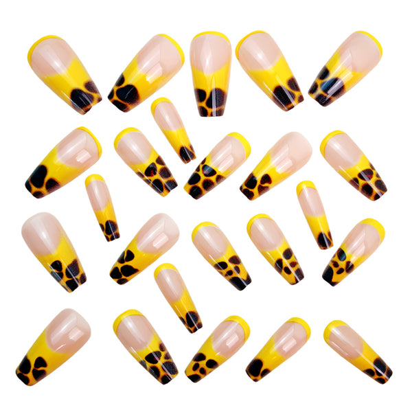 12 Sizes-24 Pcs Press On Nails Y1259