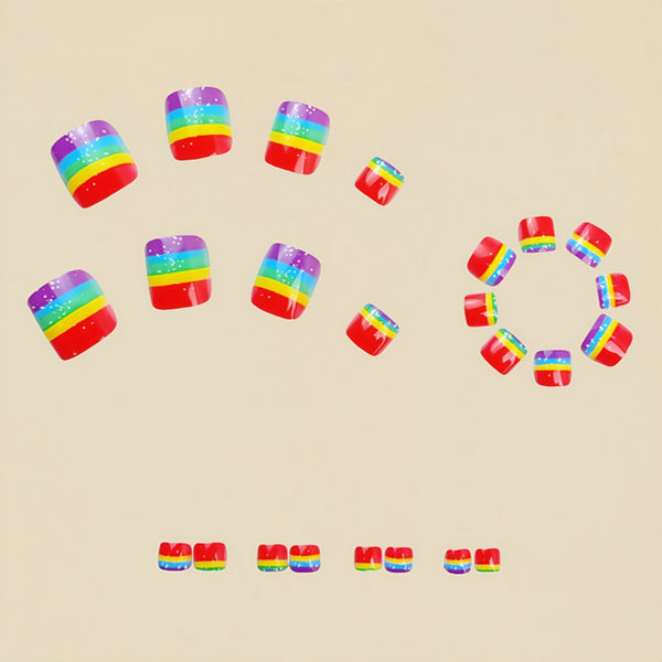 12 Sizes-24 Pcs Press On Nails Y599