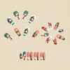 12 Sizes-24 Pcs Press On Nails Y1321