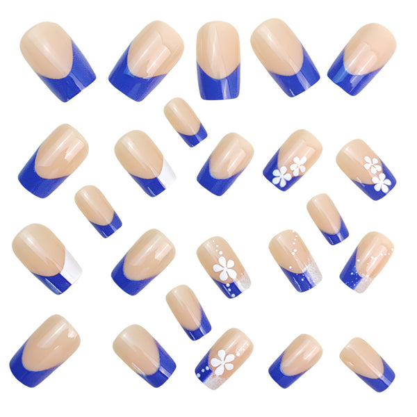 12 Sizes-24 Pcs Press On Nails Y1135