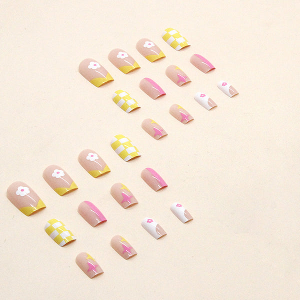 12 Sizes-24 Pcs Press On Nails W437
