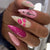 12 Sizes-24 Pcs Press On Nails W936