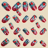 12 Sizes-24 Pcs Press On Nails Y1374