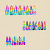 12 Sizes-24 Pcs Press On Nails Y693