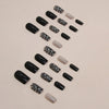 12 Sizes-24 Pcs Press On Nails W1442