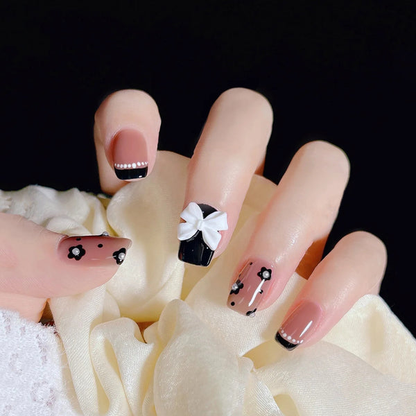 12 Sizes-24 Pcs Press On Nails Z059