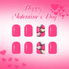 12 Sizes-24 Pcs Press On Nails C1504