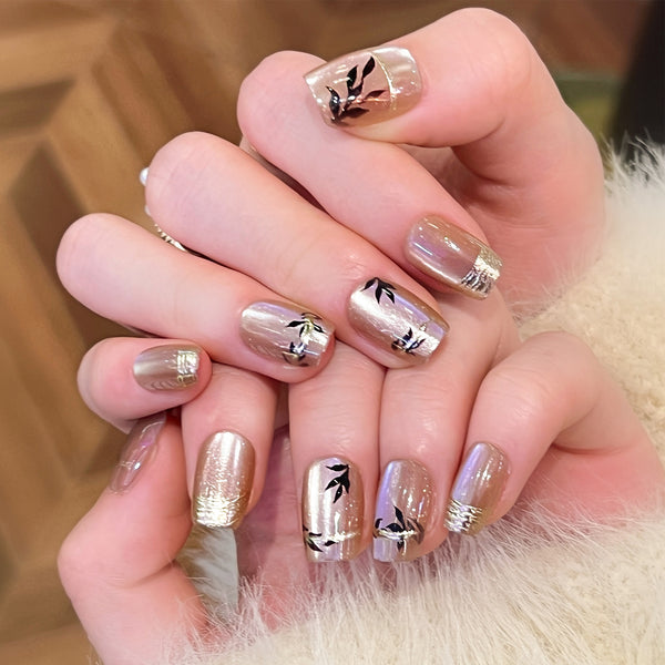 12 Sizes-24 Pcs Press On Nails SP131