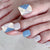 12 Sizes-24 Pcs Press On Nails JP1133