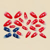 12 Sizes-24 Pcs Press On Nails Y1517