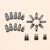 12 Sizes-24 Pcs Press On Nails W1786