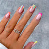 12 Sizes-24 Pcs Press On Nails W1355